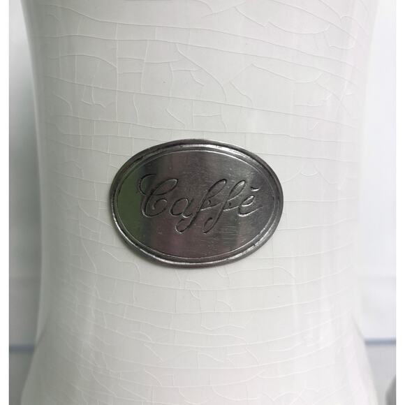 Arte Italica Tuscan Coffee Pewter Canister With Spoon Italy - Picture 5 of 12